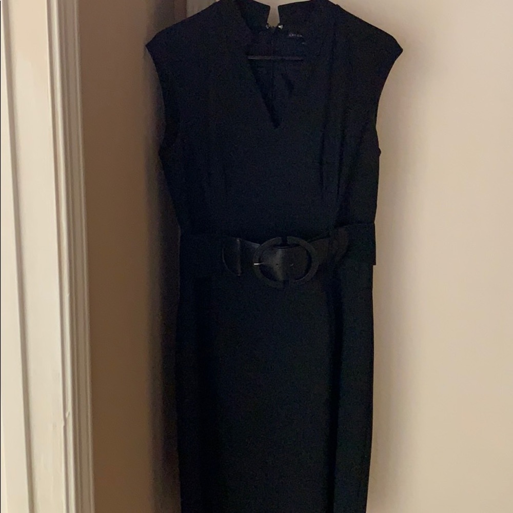 Women’s Black Belted Dress